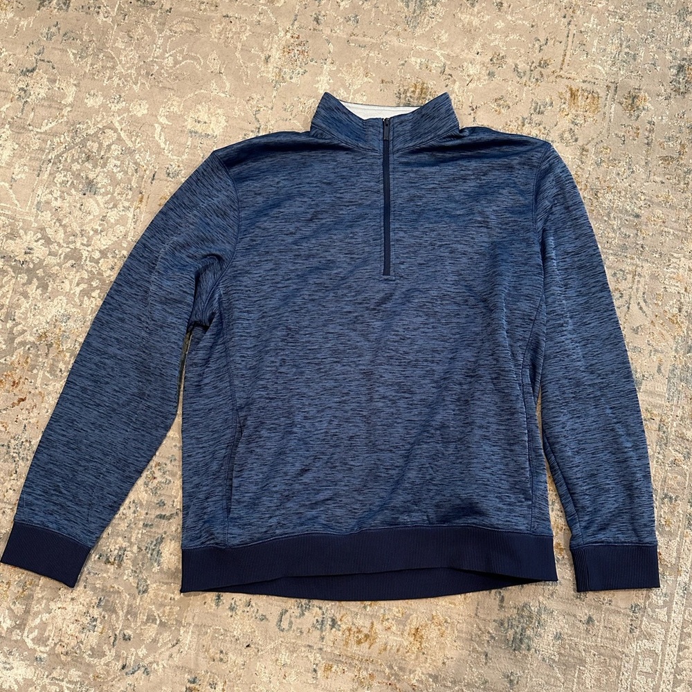 Callaway Heather Blue Quarter Zip - Picture 1 of 6